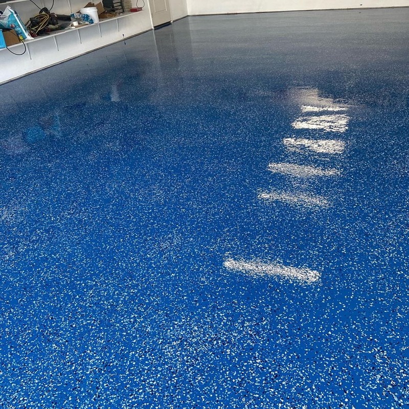 Anti-slip epoxy coating on a walkway in Oxnard