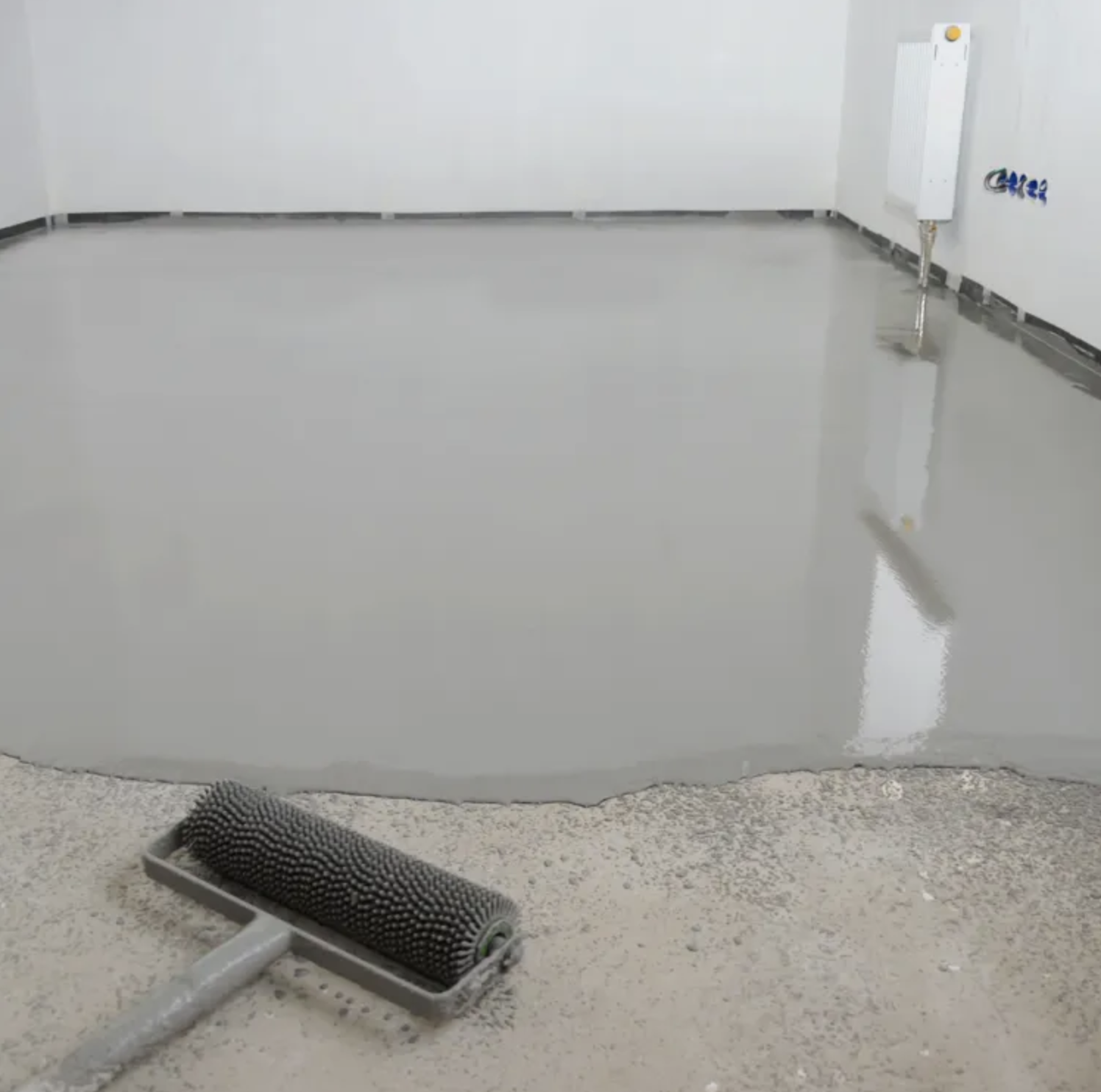 Penetrating concrete sealer applied to a Ventura County slab